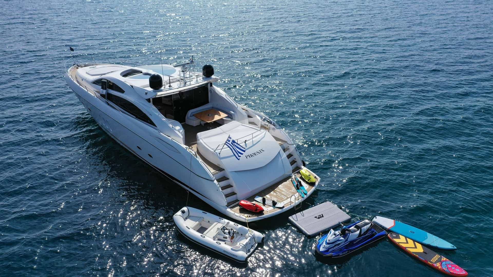 PHOENIX - aerial | Drivas Yachts