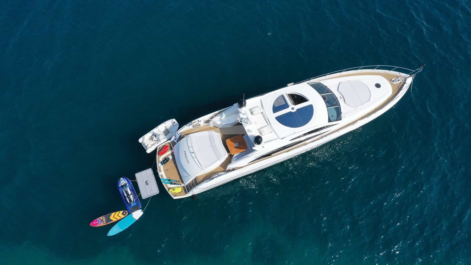 PHOENIX - aerial | Drivas Yachts
