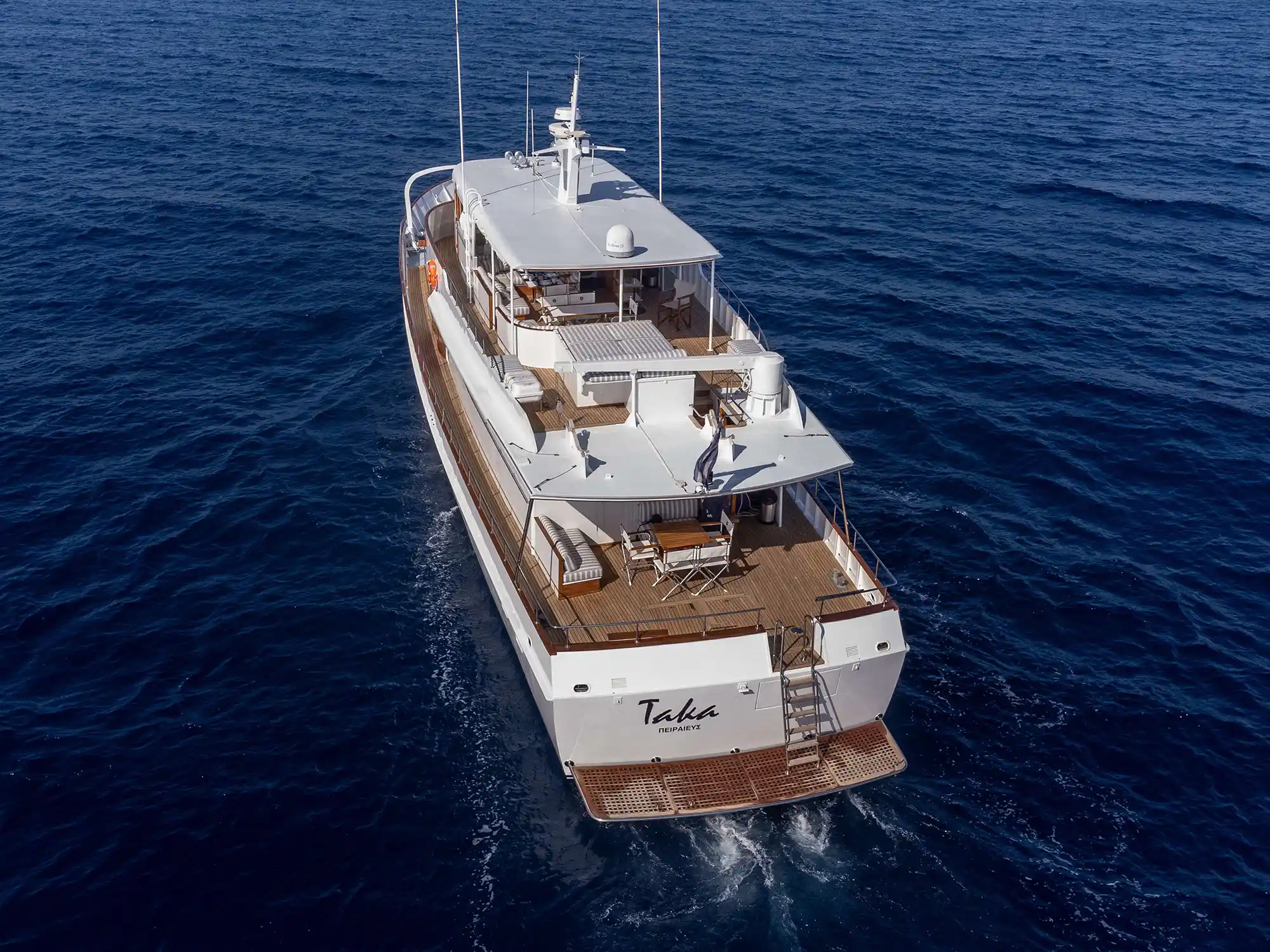TAKA - aerial | Drivas Yachts