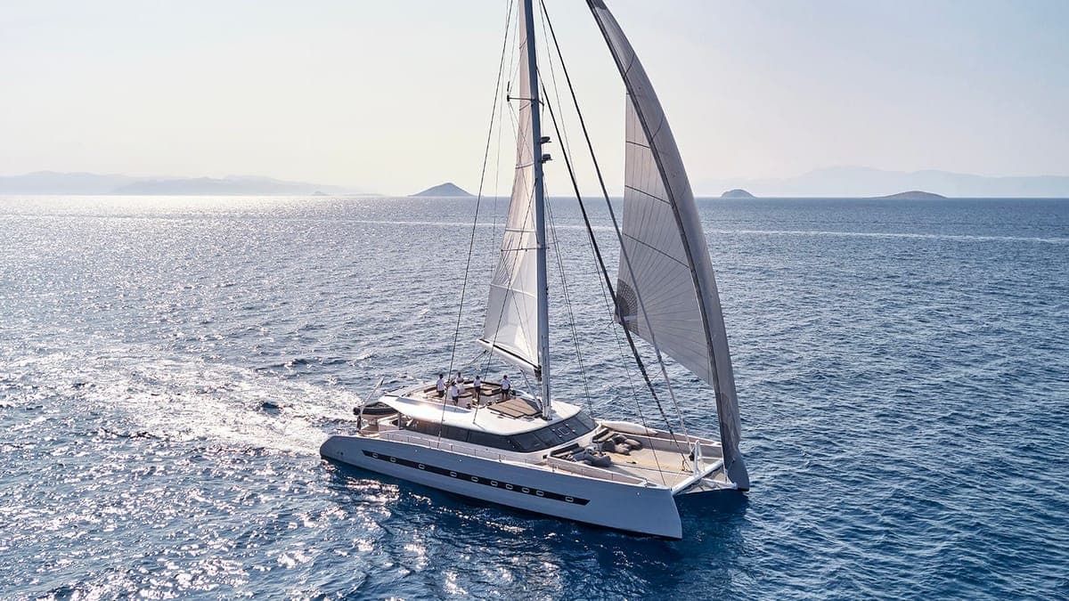 SAMELI - aerial | Drivas Yachts