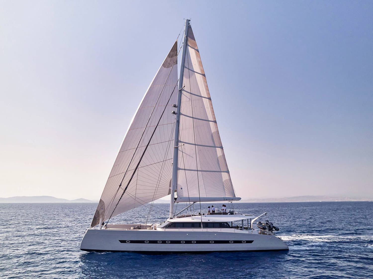 SAMELI - ext running | Drivas Yachts