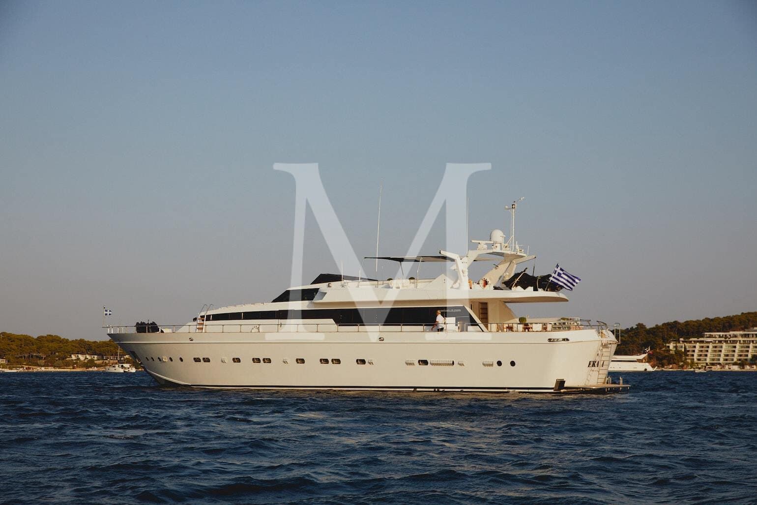 Motor yacht ERA A 31.8m by Cantieri di Pisa — underway