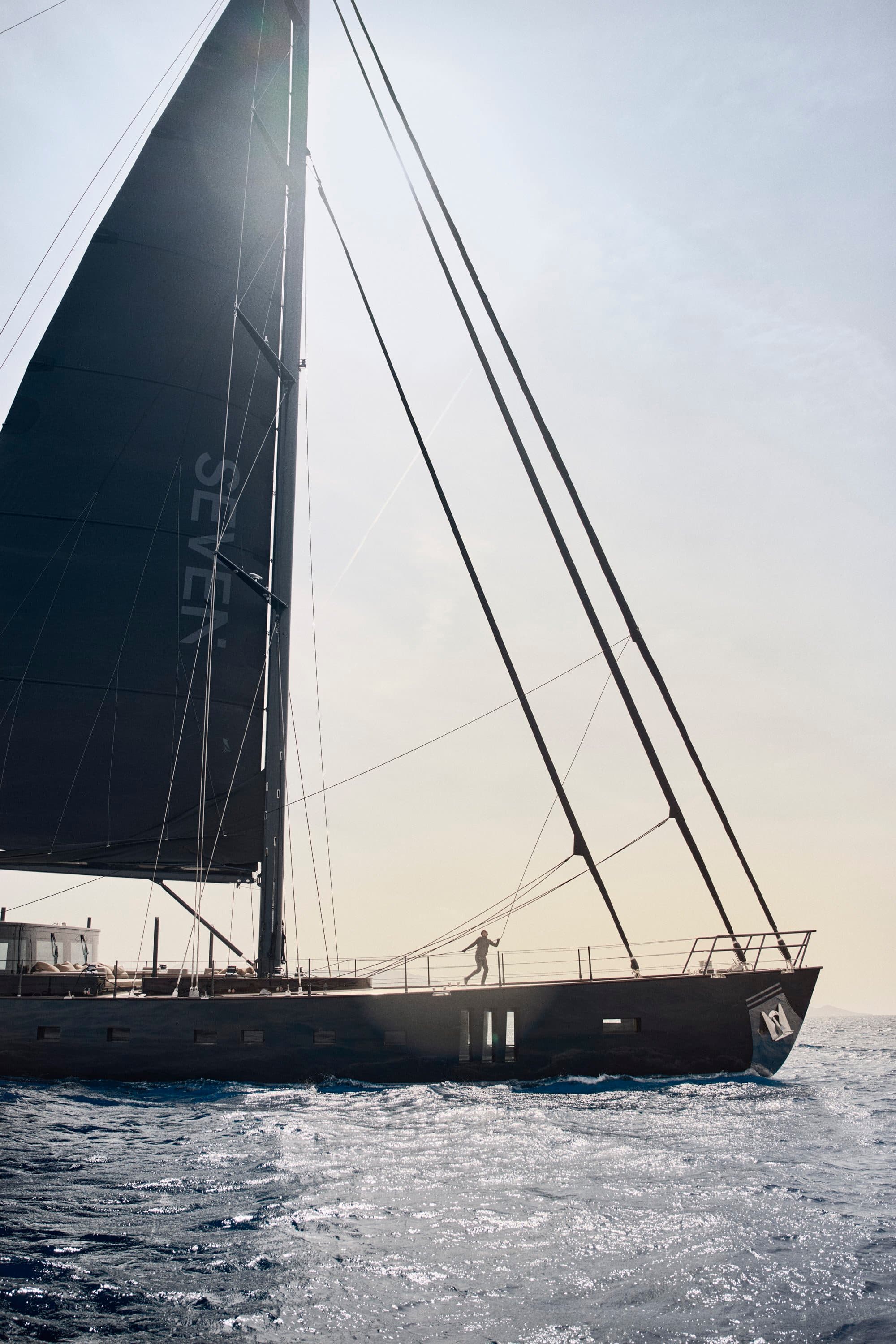 SEVEN - ext running | Drivas Yachts