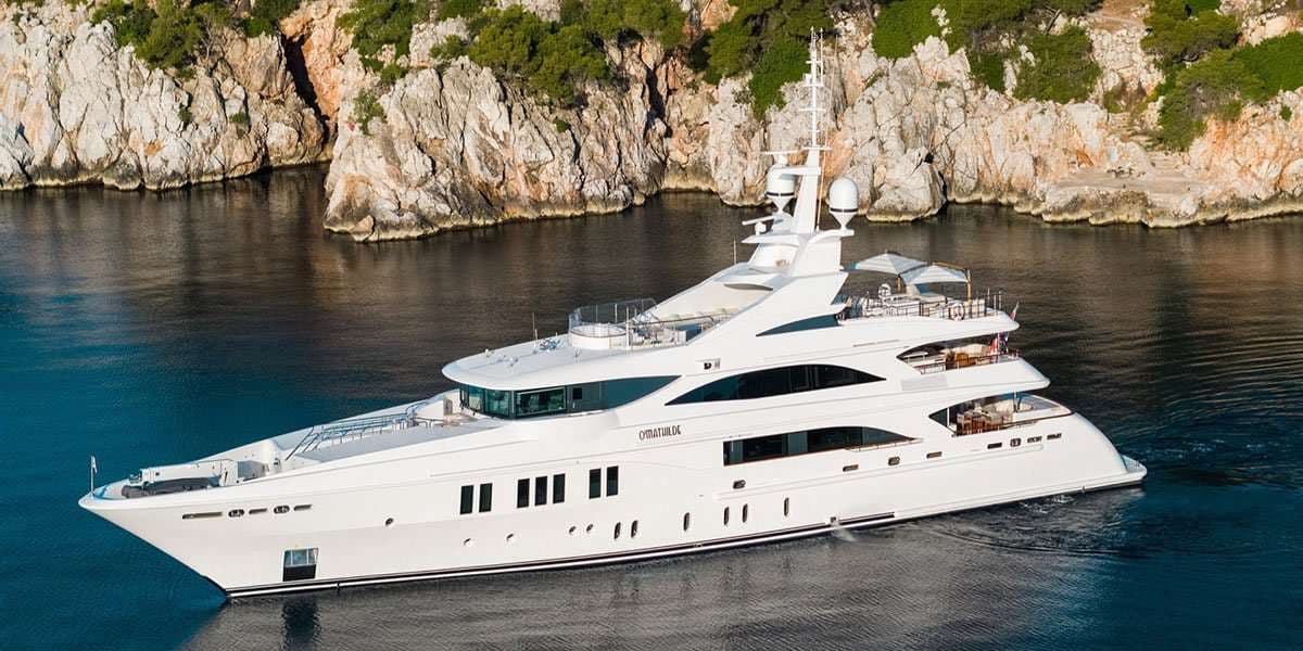 O'MATHILDE - aerial | Drivas Yachts