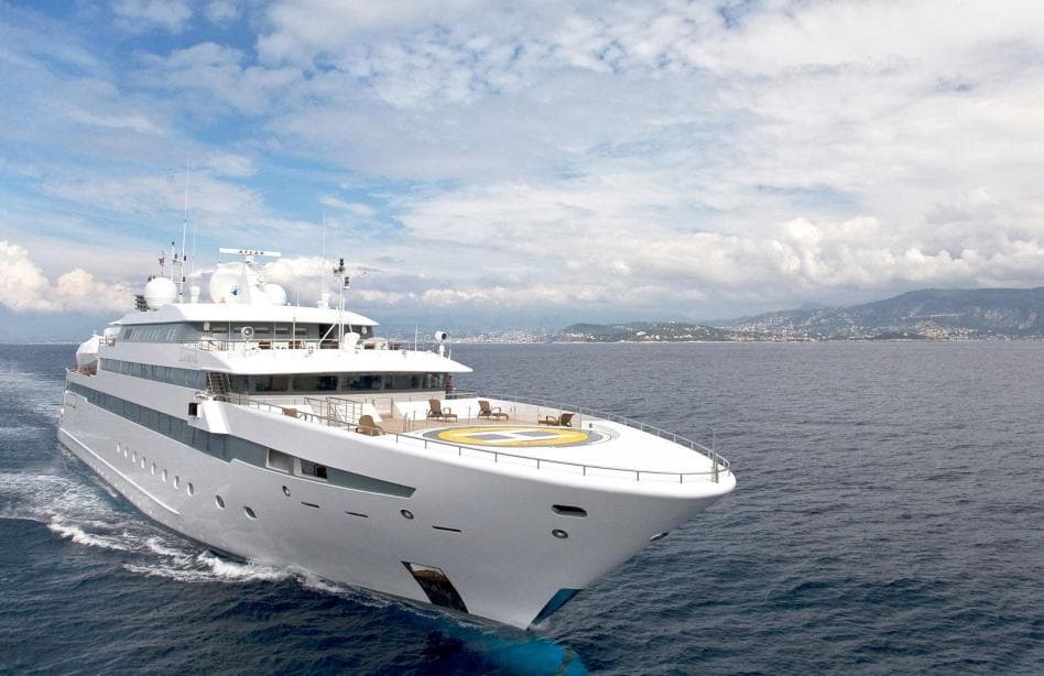 Motor yacht LAUREN L 90m by Cassens-Werft — exterior