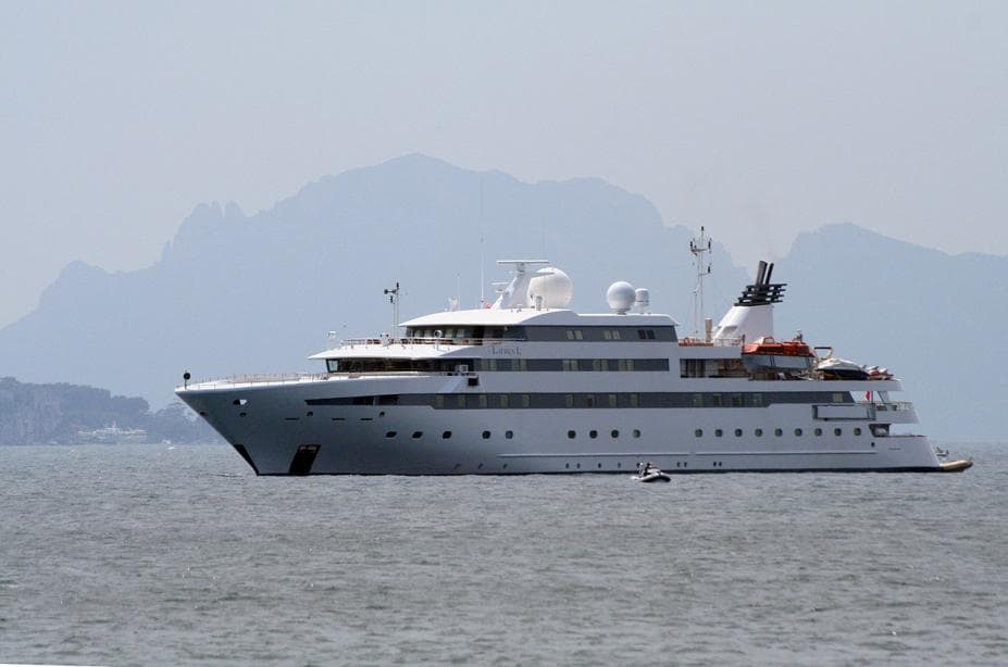 Motor yacht LAUREN L 90m by Cassens-Werft — starboard