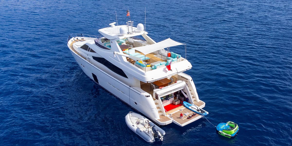 ASTARTE - aerial | Drivas Yachts
