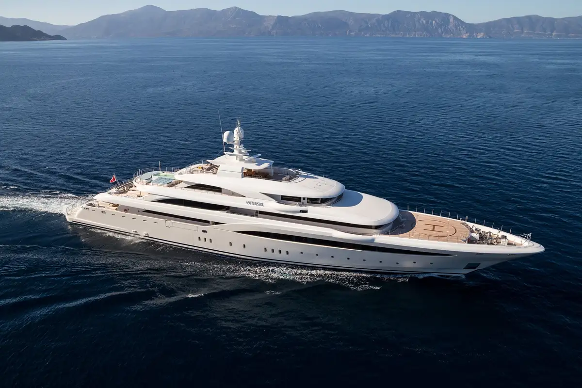 O'PTASIA - ext stbd | Drivas Yachts