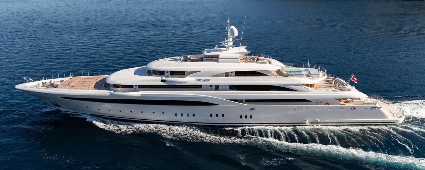 O'PTASIA - ext stbd | Drivas Yachts