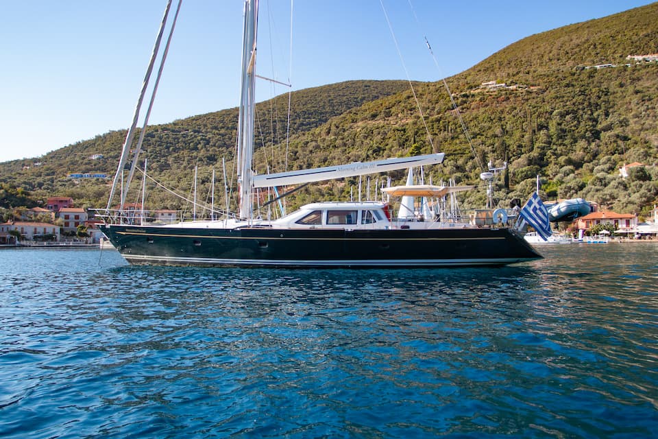 Morning Calm III - ext stbd | Drivas Yachts