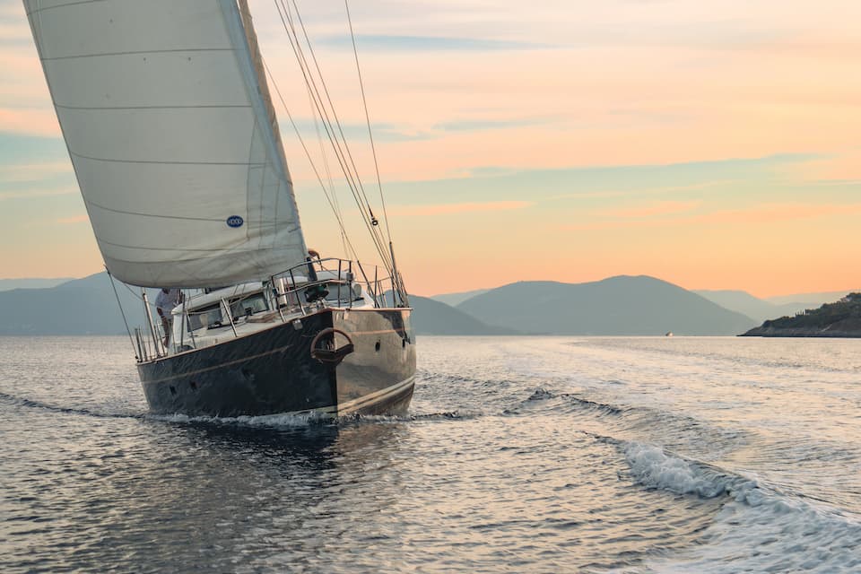 Morning Calm III - ext stbd | Drivas Yachts
