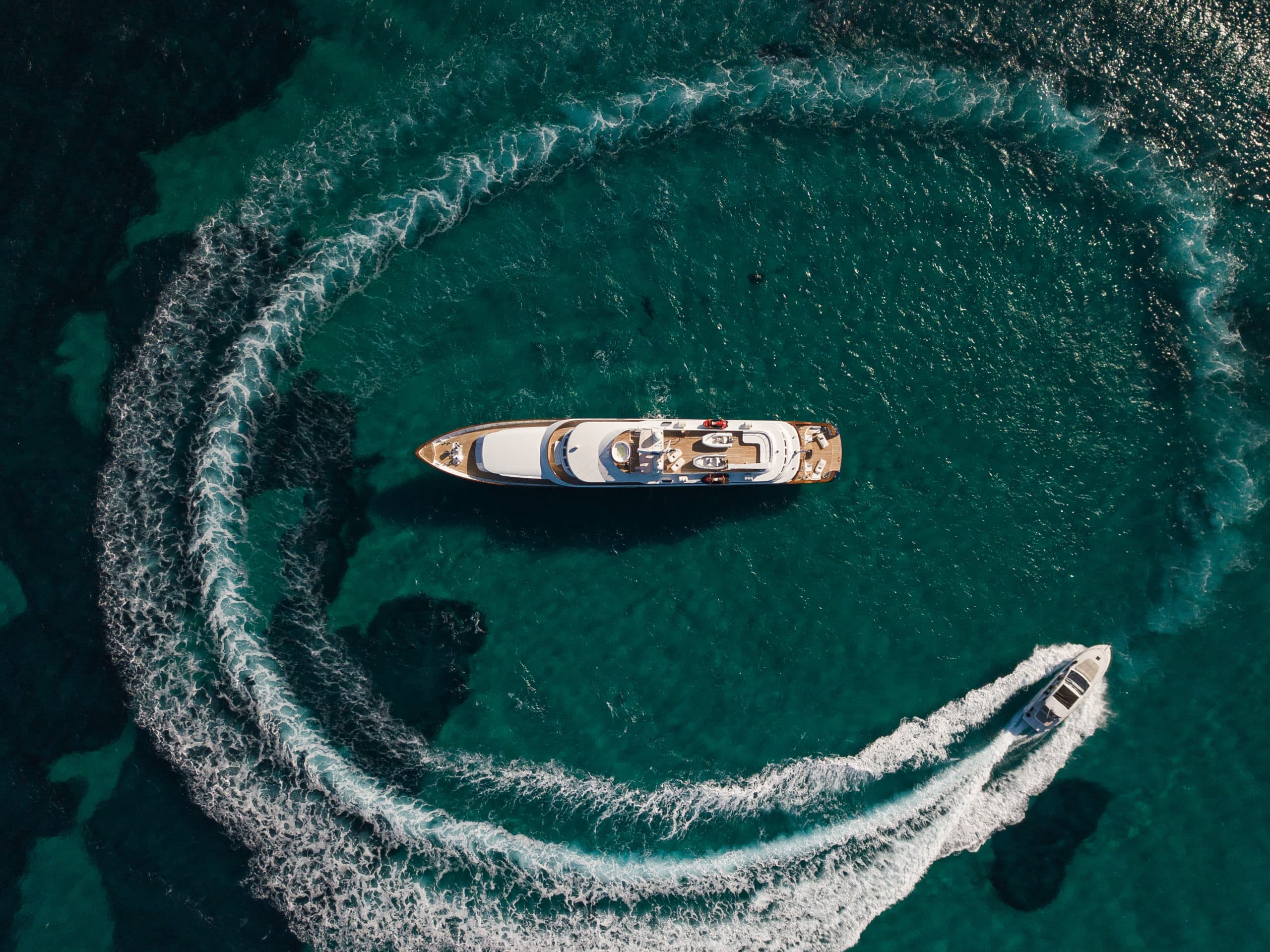 WIND OF FORTUNE - aerial | Drivas Yachts