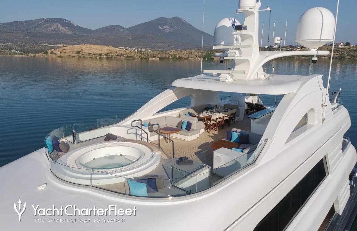 Motor yacht I SEA 41.9m by Palmer Johnson — deck