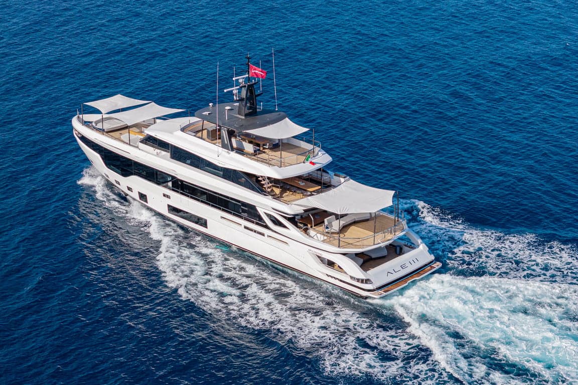 ALE III - aerial | Drivas Yachts