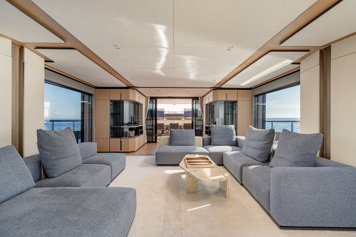 ALE III - saloon | Drivas Yachts