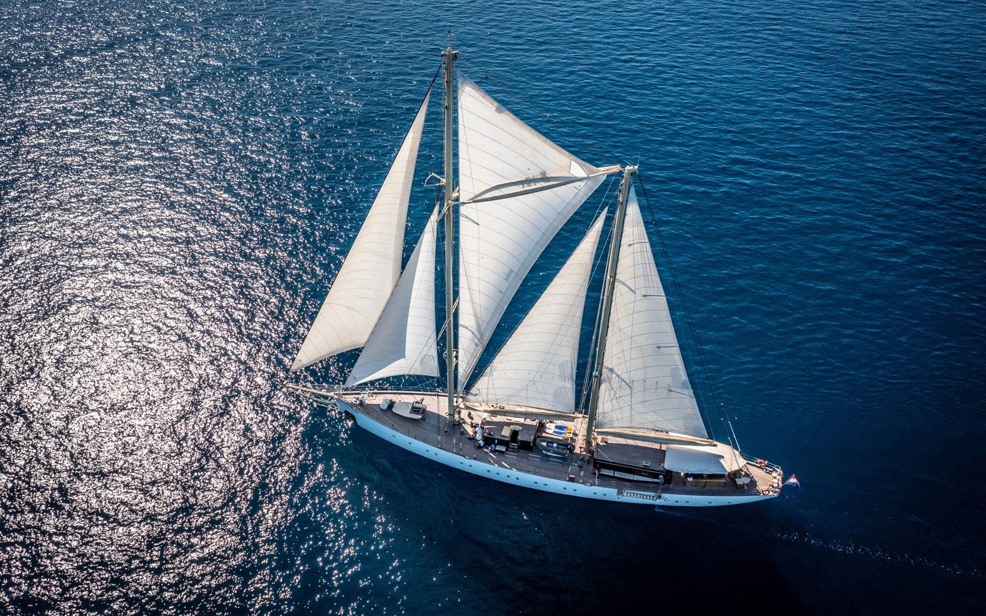 CHRONOS - aerial | Drivas Yachts