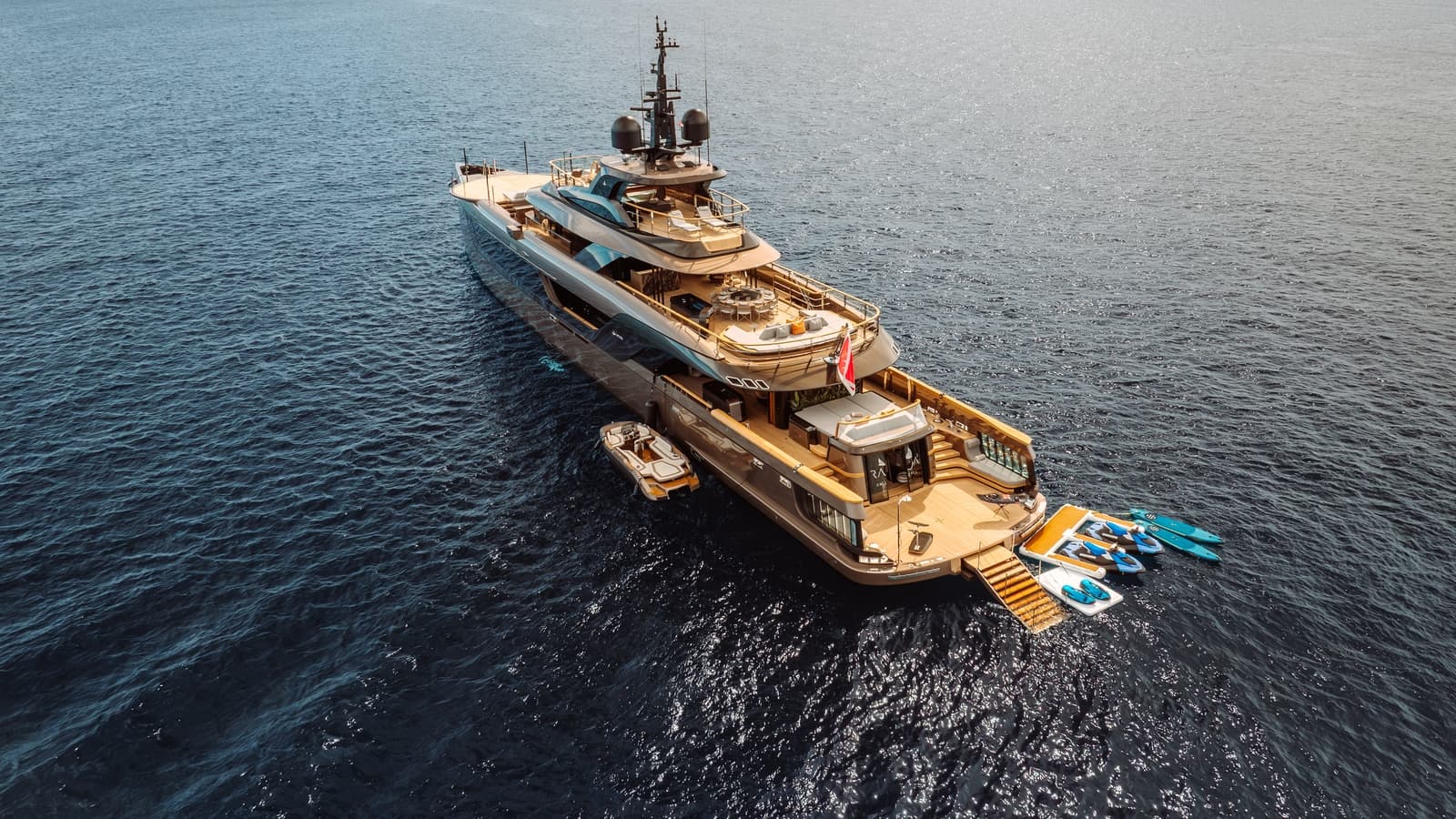 RAJA - aerial | Drivas Yachts