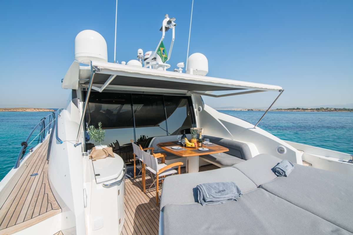 ELENTARI - deck aft | Drivas Yachts