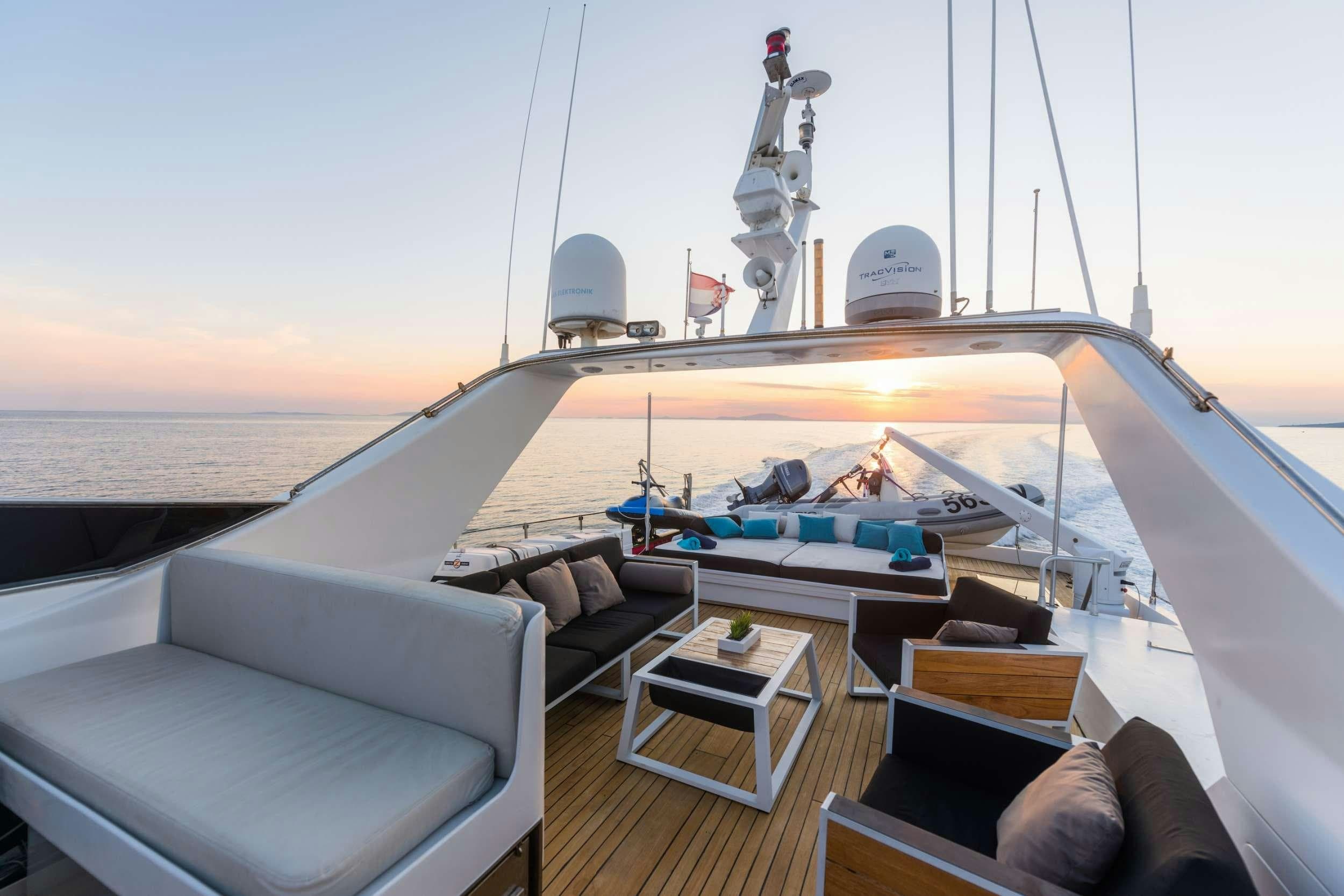 Bora Bora - deck fly | Drivas Yachts
