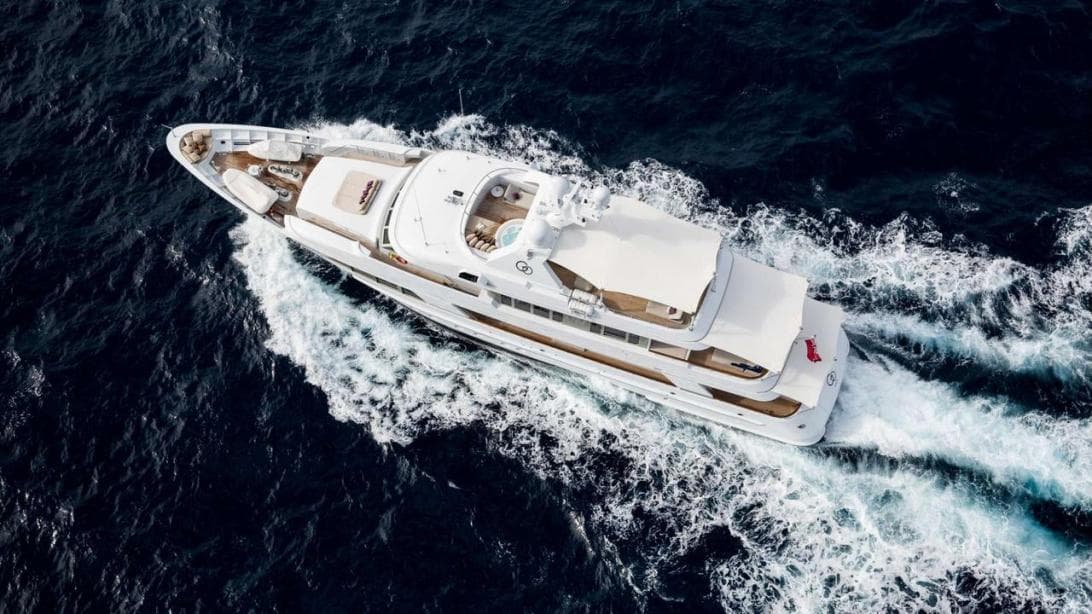 Go - aerial | Drivas Yachts
