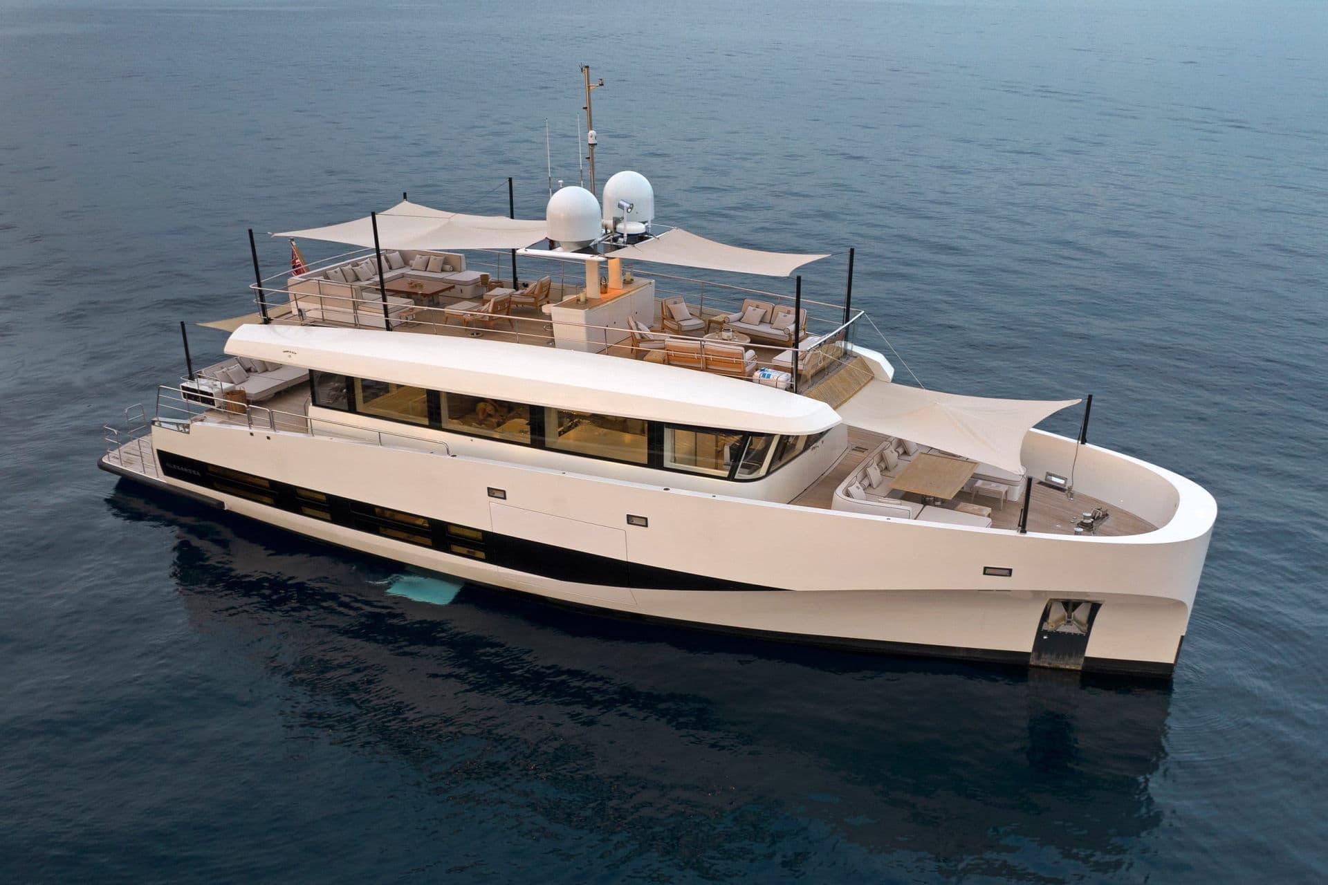 ATHENA I - aerial | Drivas Yachts