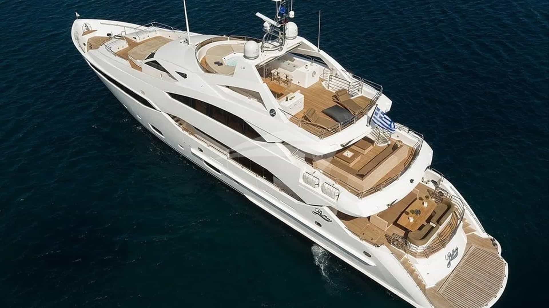Motor yacht PATHOS 40m by Sunseeker