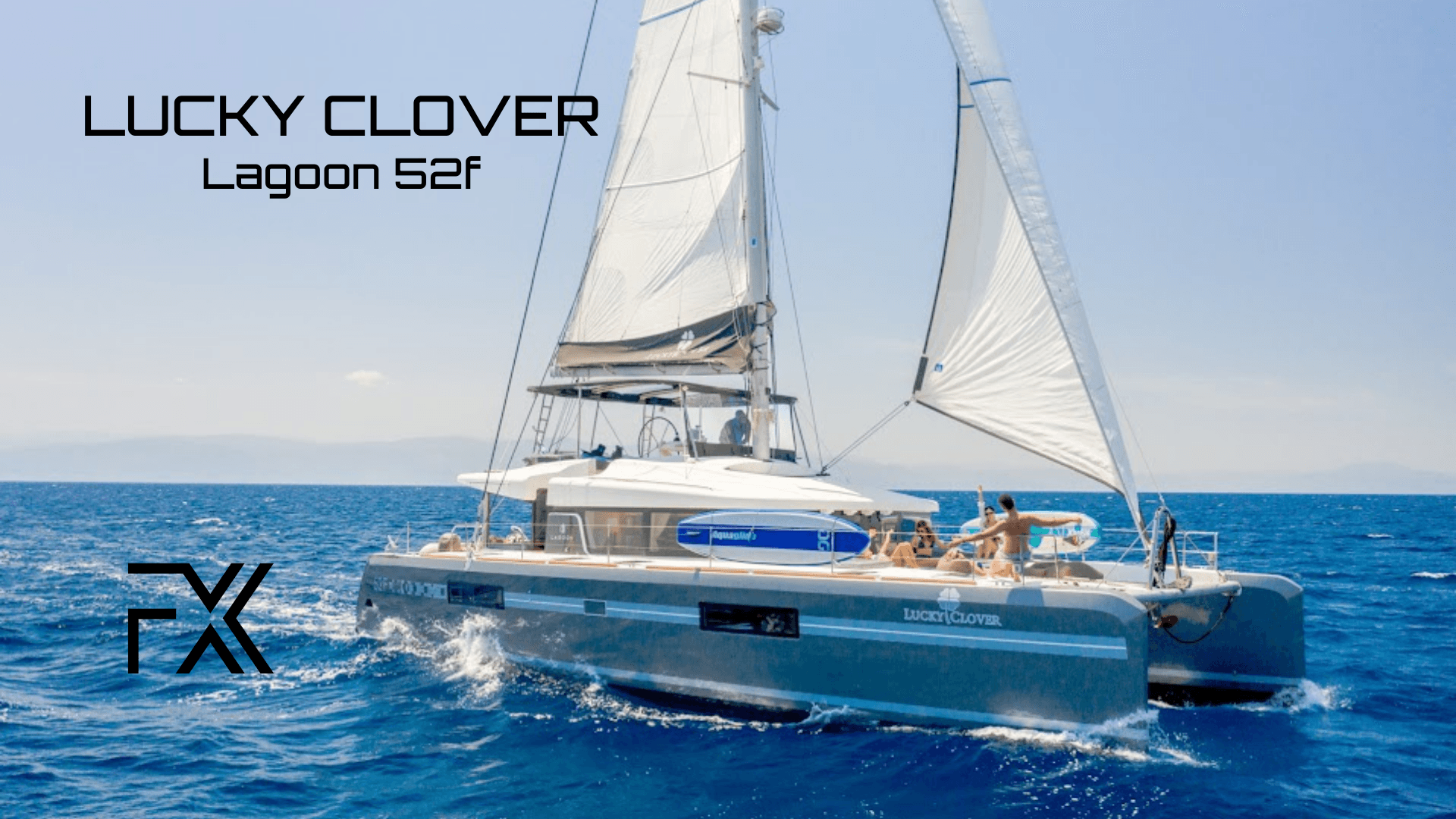 Sailing yacht Lucky Clover 16m by Lagoon
