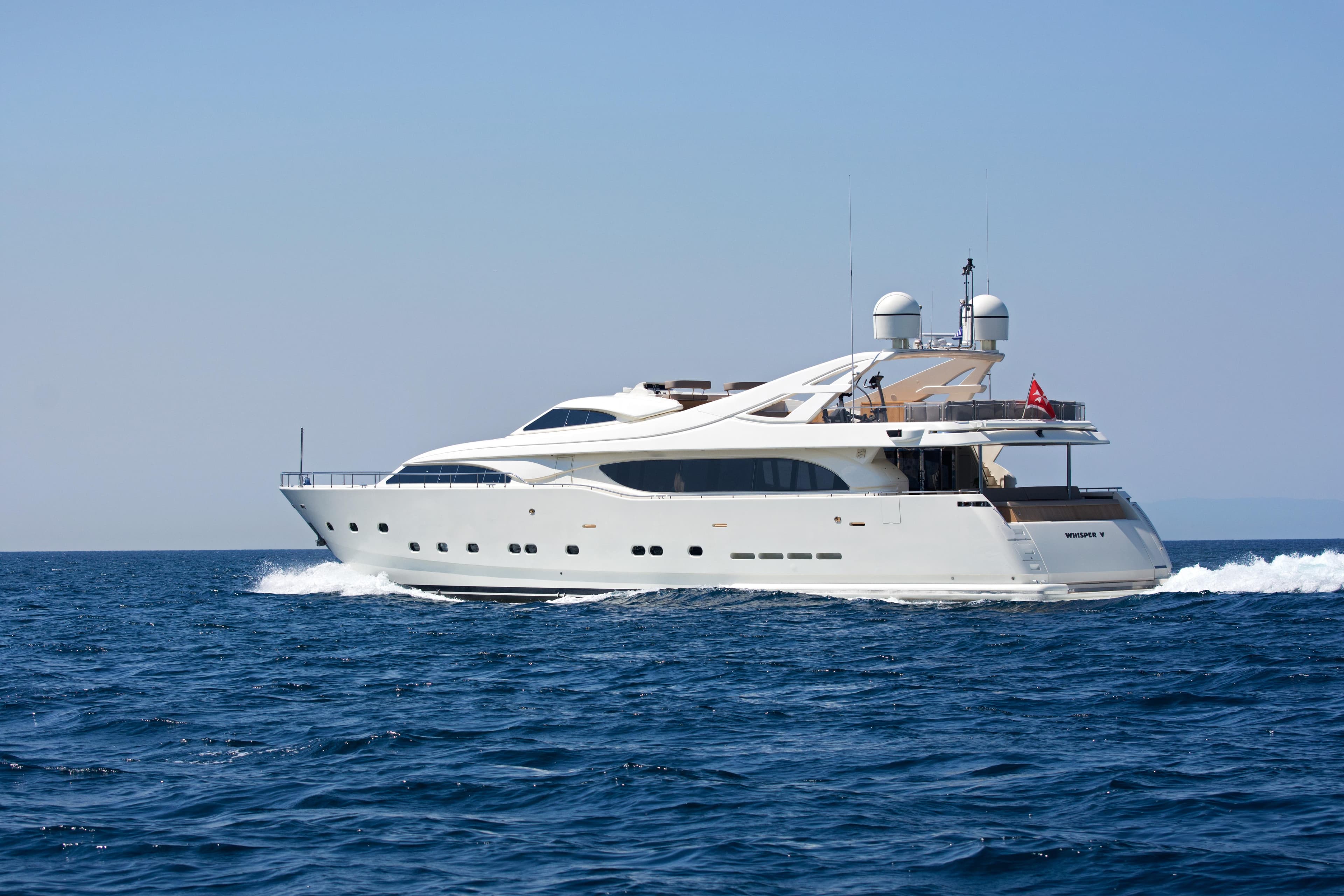 Motor yacht WHISPER V 34m by Ferretti