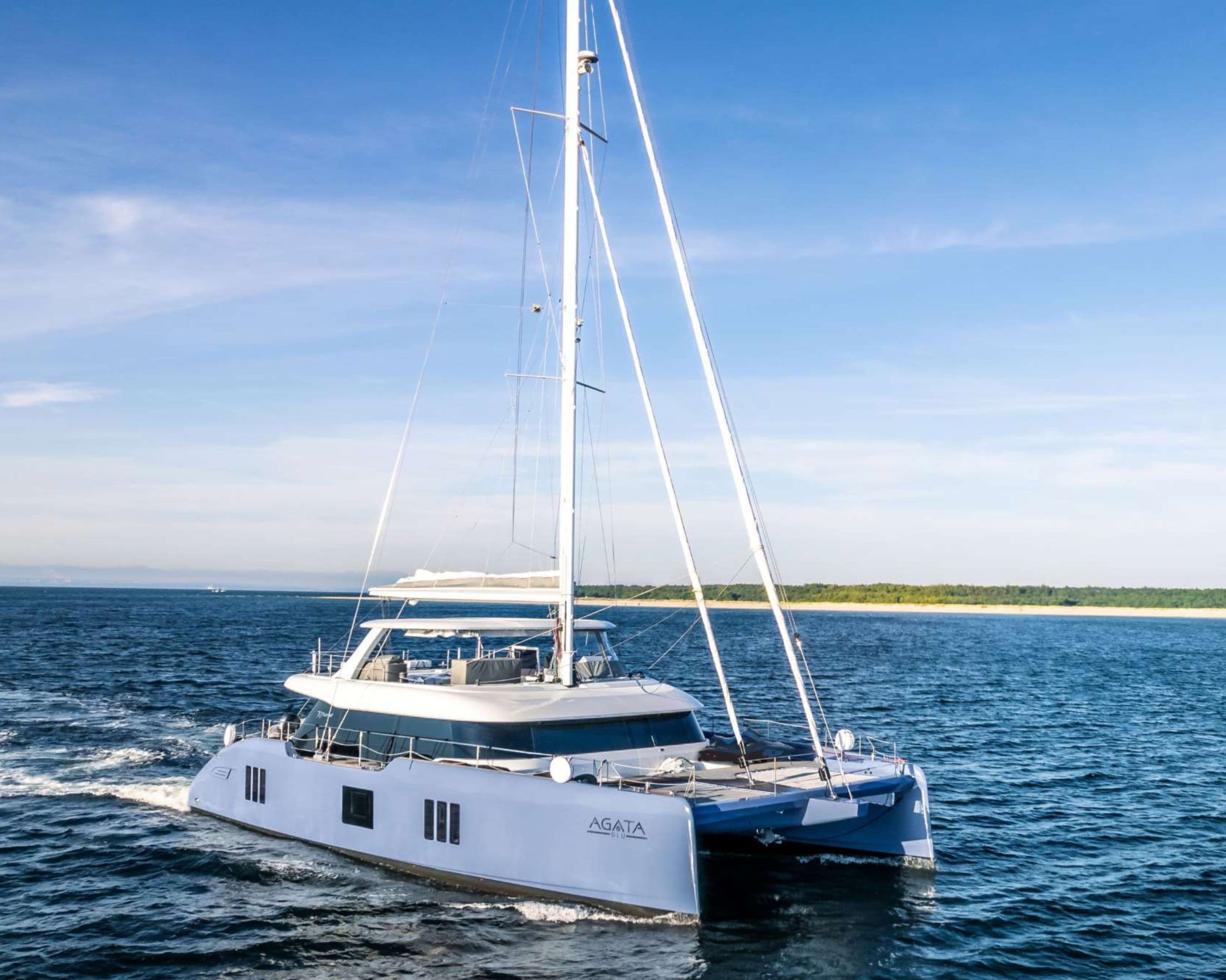 Sailing yacht AGATA BLU 23m by Sunreef Yachts