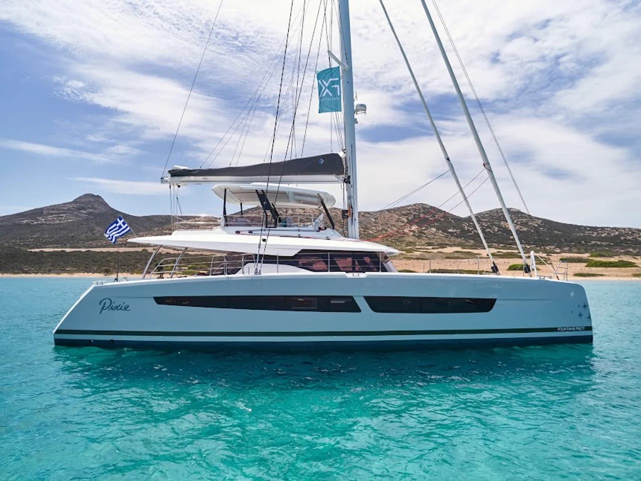 Sailing yacht PIXIE 20.36m by Fountaine Pajot