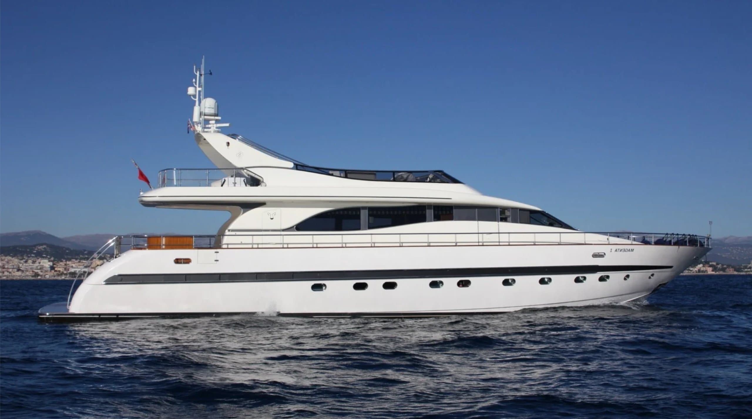 Motor Yacht MAGENTA available for charter