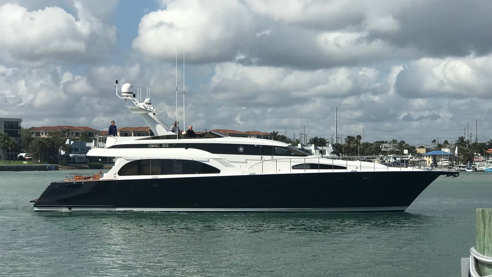 Yacht COMPASS ROSE 23.77m by Heisley