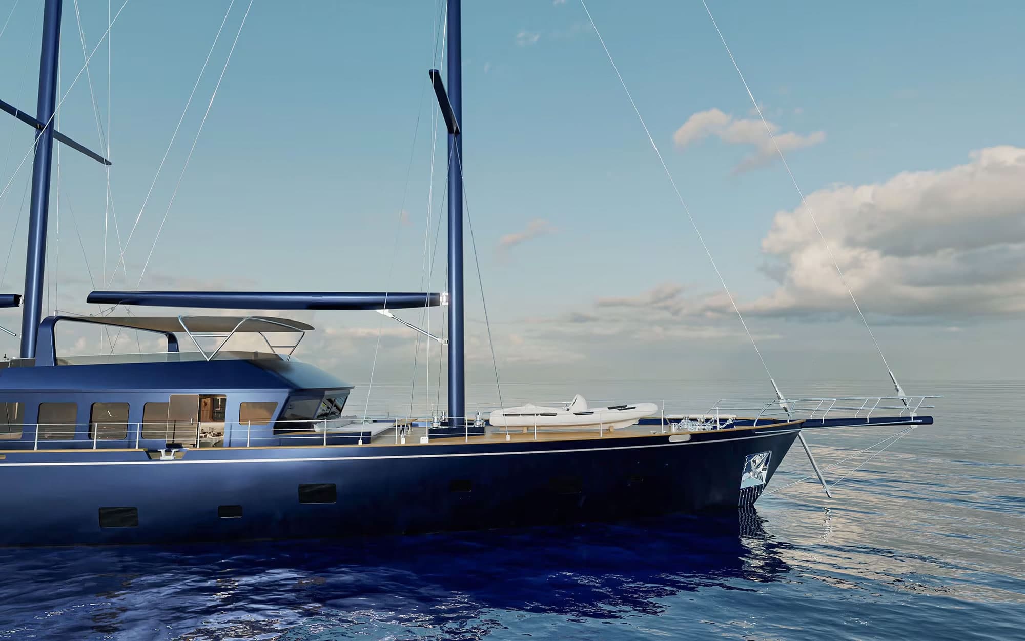 Sailing yacht OGUZ KHAN 50.5m by Oguz Marin
