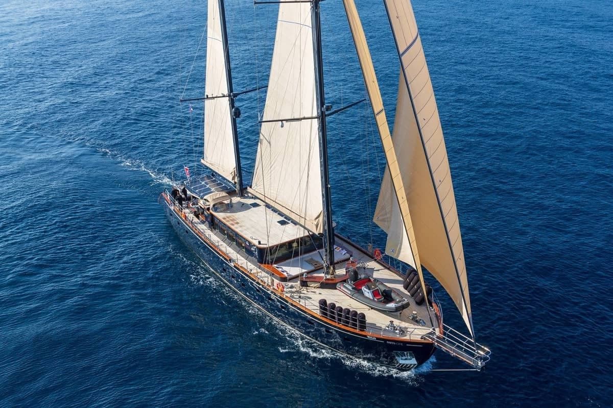 motorsailer Miti One available for charter