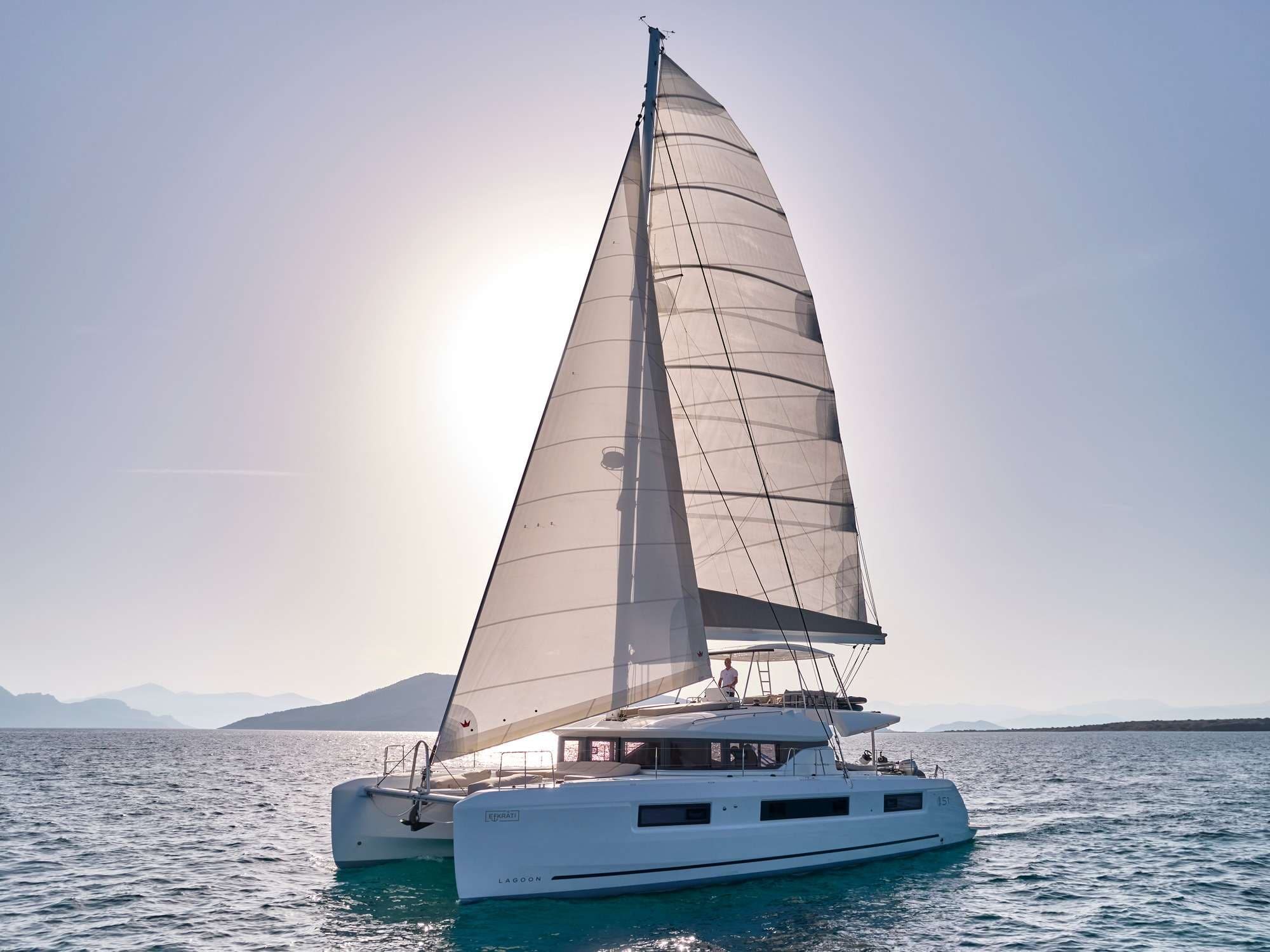 Sailing yacht EFKRATI 16m by Lagoon