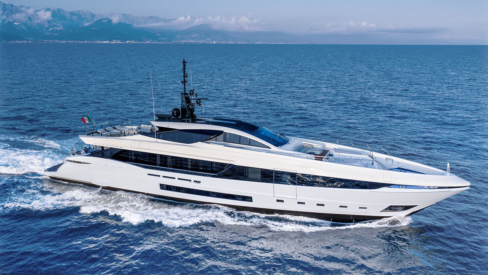 Yacht MANGUSTA GRANSPORT 45 45.3m by Mangusta (Overmarine)